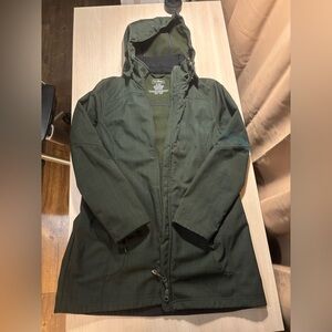 L.L. Bean Women’s Forest Green Long Coat